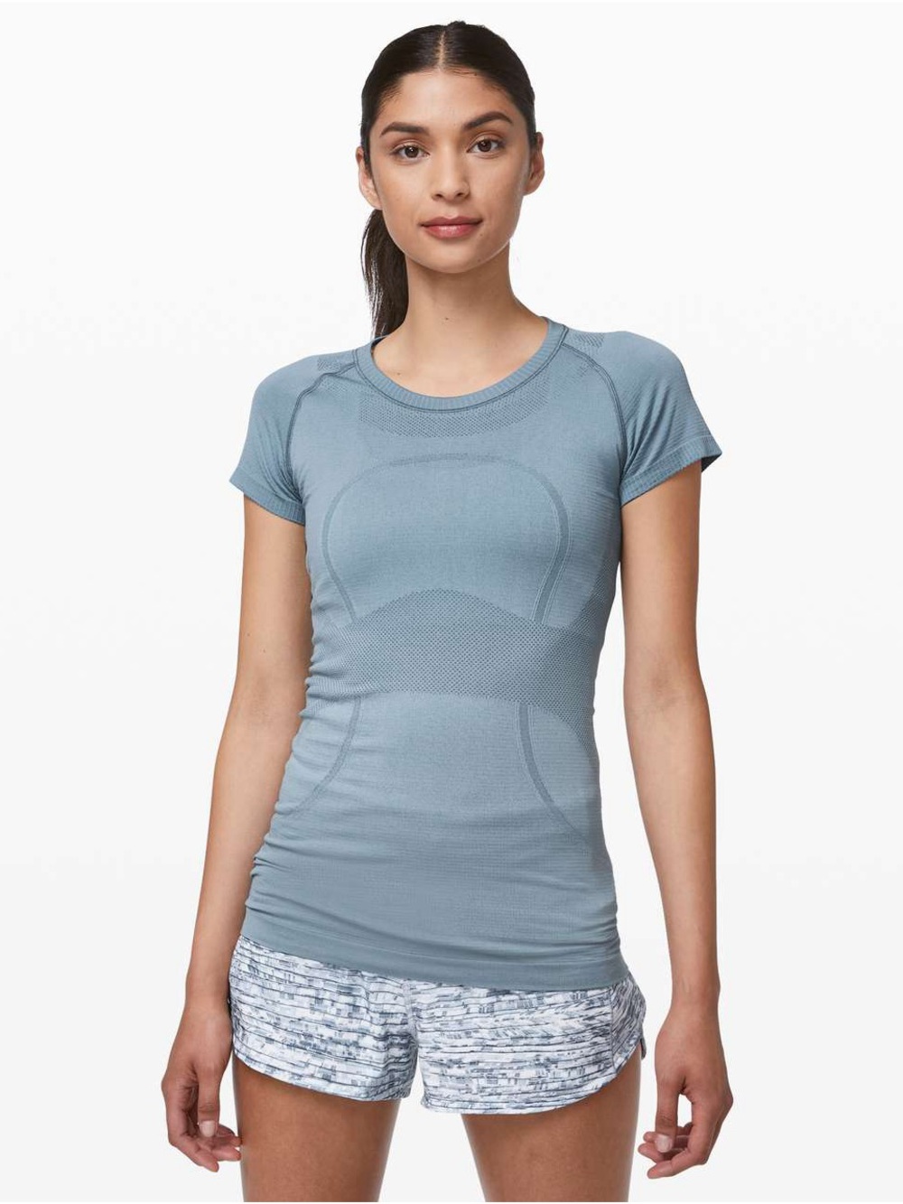 Lululemon swiftly tech crew Seamless Short-Sleeve Active Top stretch 2 small